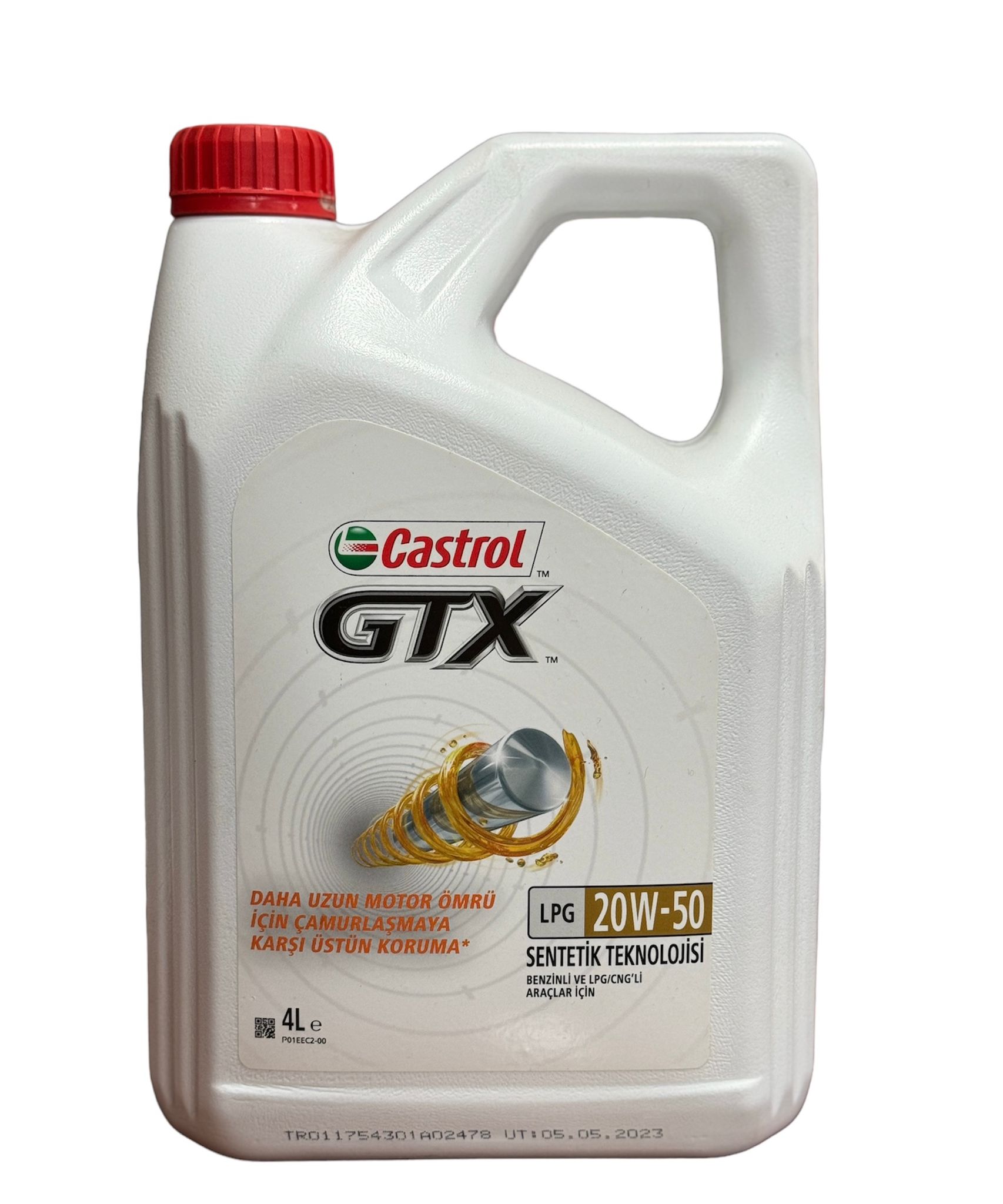 CASTROL GTX LPG 20W50 LPG 4 Litre